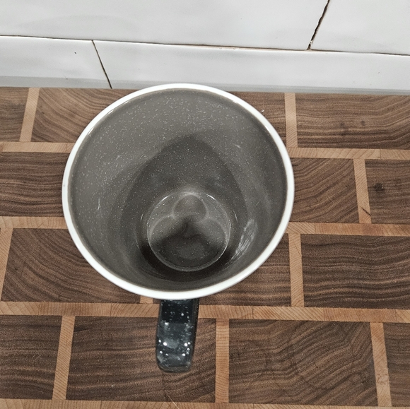 University of Iowa Hawkeye Speckled  Bistro Ceramic Coffee Tea Mug - Picture 3 of 4